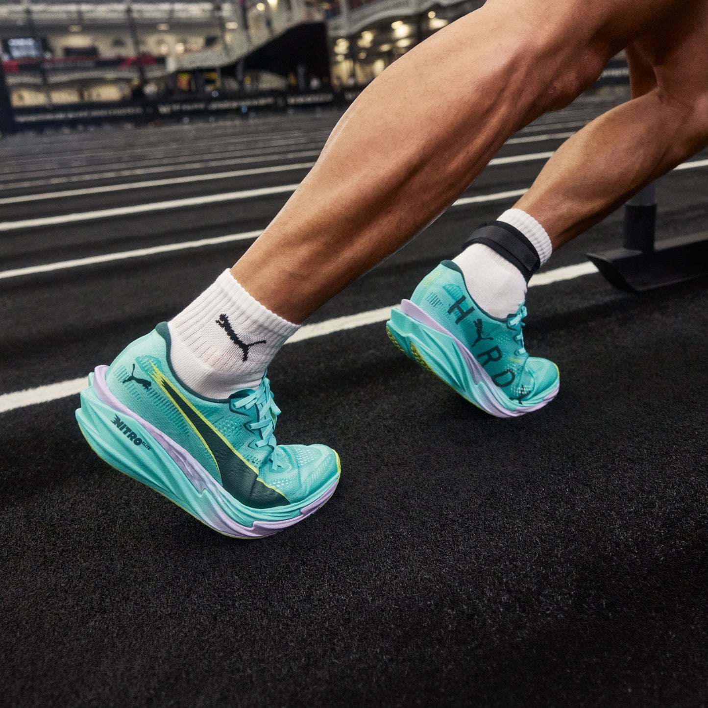 PUMA x HYROX Deviate NITRO Elite 4 | Intense Mint / Light Lavender | Womens
