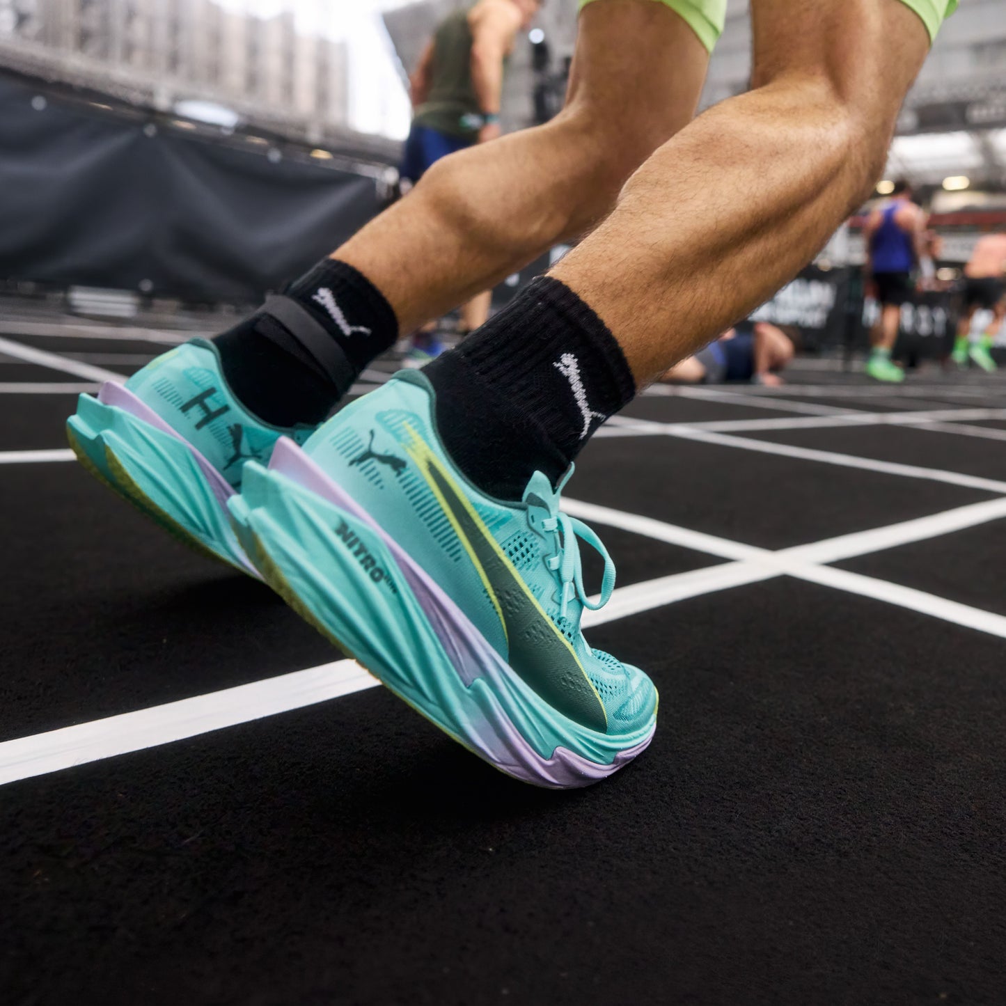 PUMA x HYROX Deviate NITRO Elite 4 | Intense Mint / Light Lavender | Mens