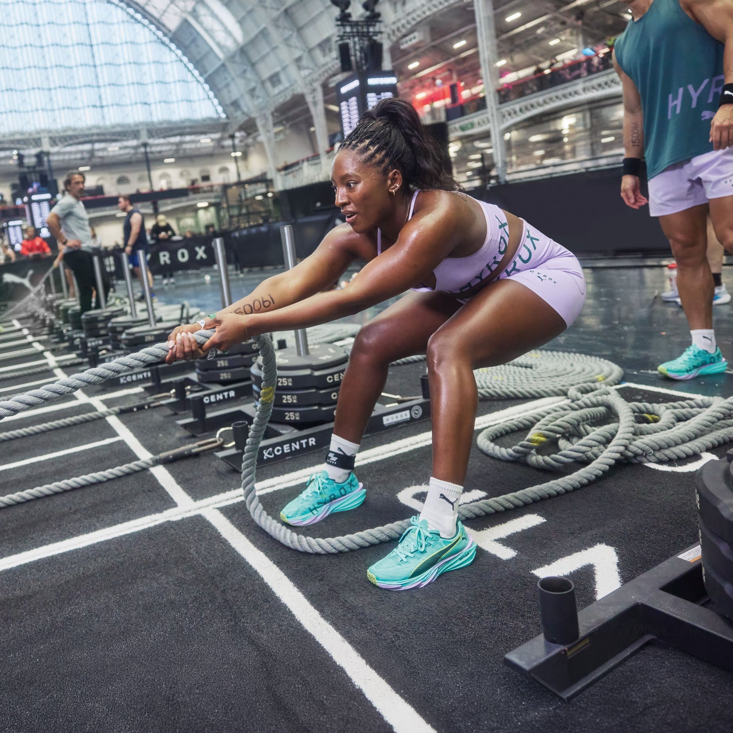 PUMA x HYROX Deviate NITRO Elite 4 | Intense Mint / Light Lavender | Womens