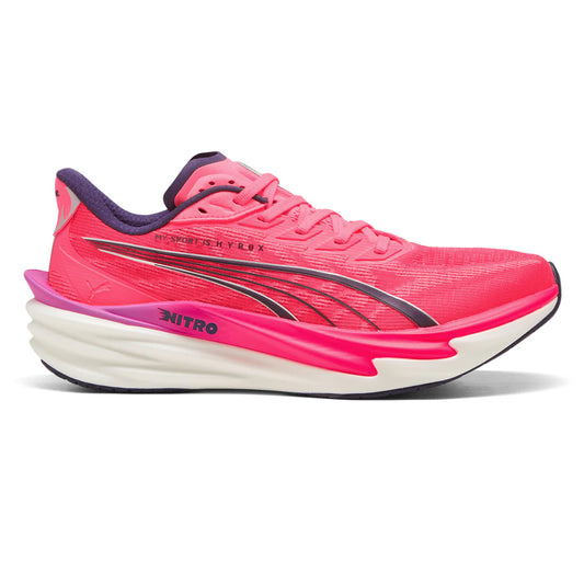 Puma x HYROX Deviate NITRO  4 | Puma White / Electric Orchid / Pure Pink | Mens
