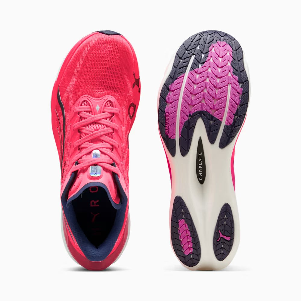 Puma x HYROX Deviate NITRO  4 | Puma White / Electric Orchid / Pure Pink | Mens