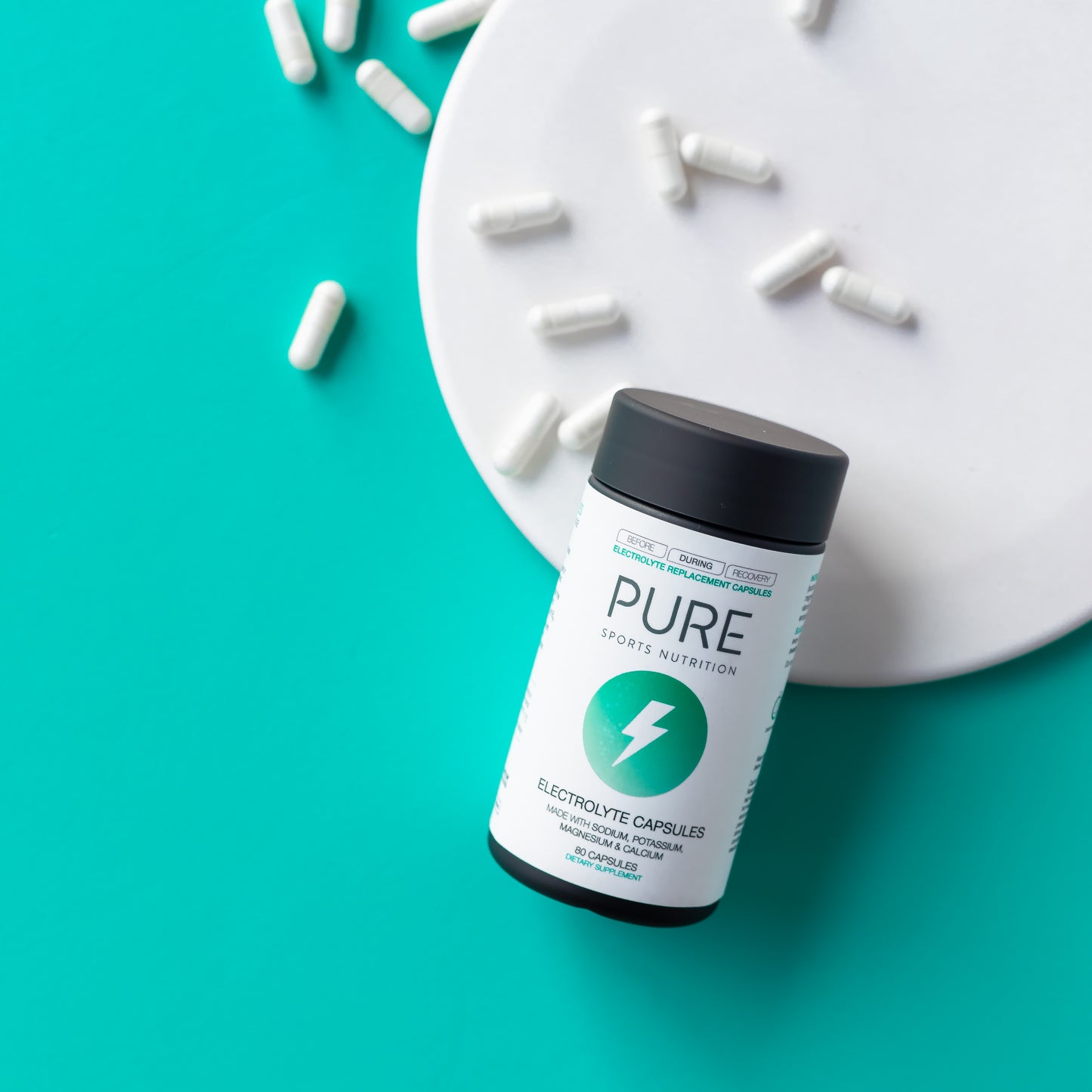 Pure Electrolyte Salt Capsules | Bottle of 80