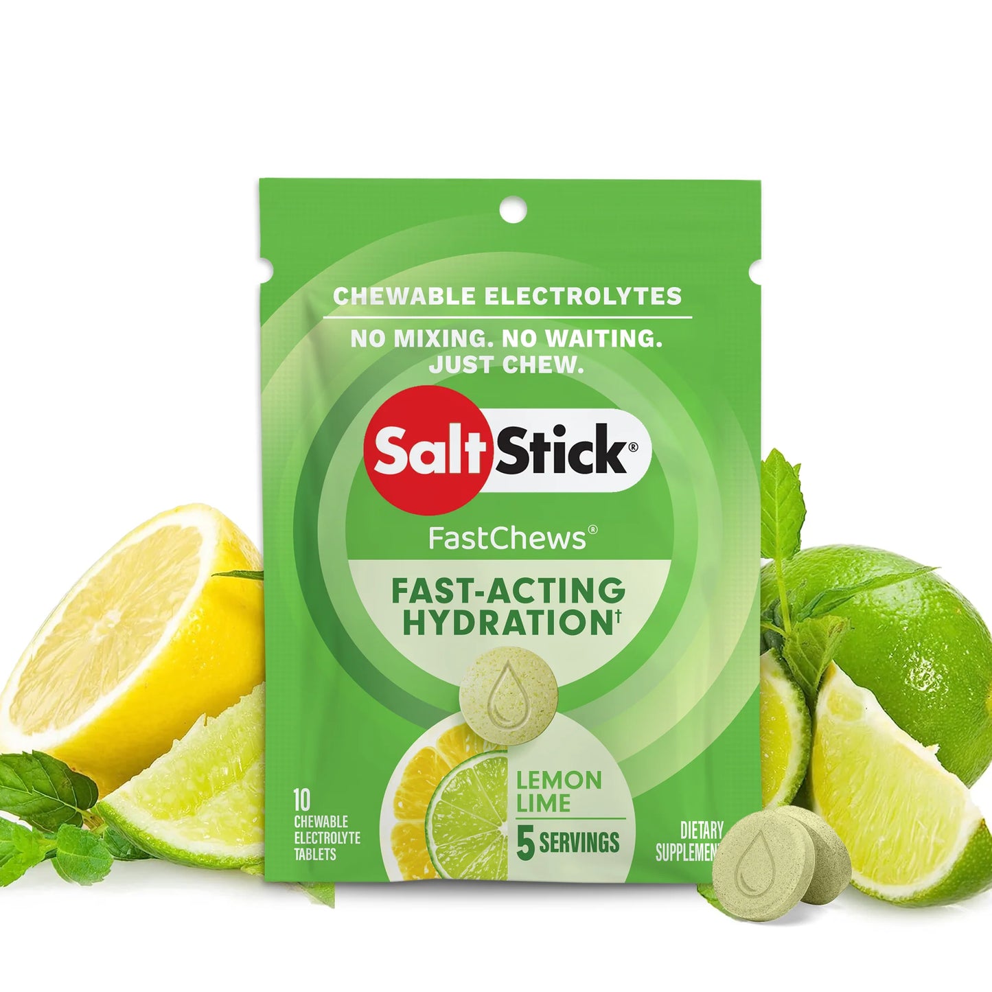 SaltStick FastChews | Lemon Lime | 10 Pack
