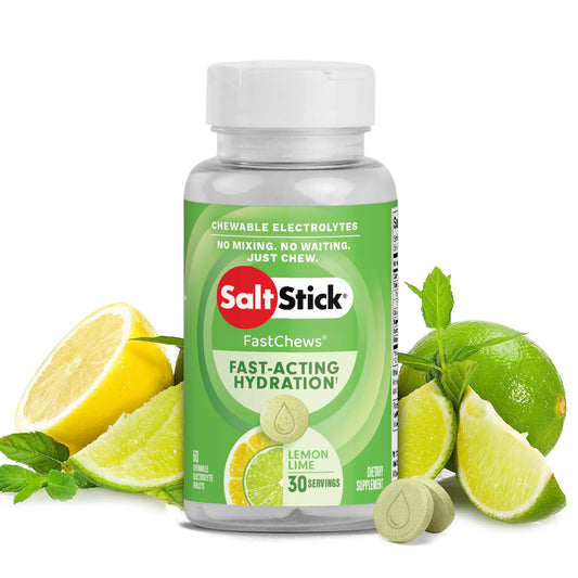 SaltStick FastChews | Lemon Lime | Bottle of 60