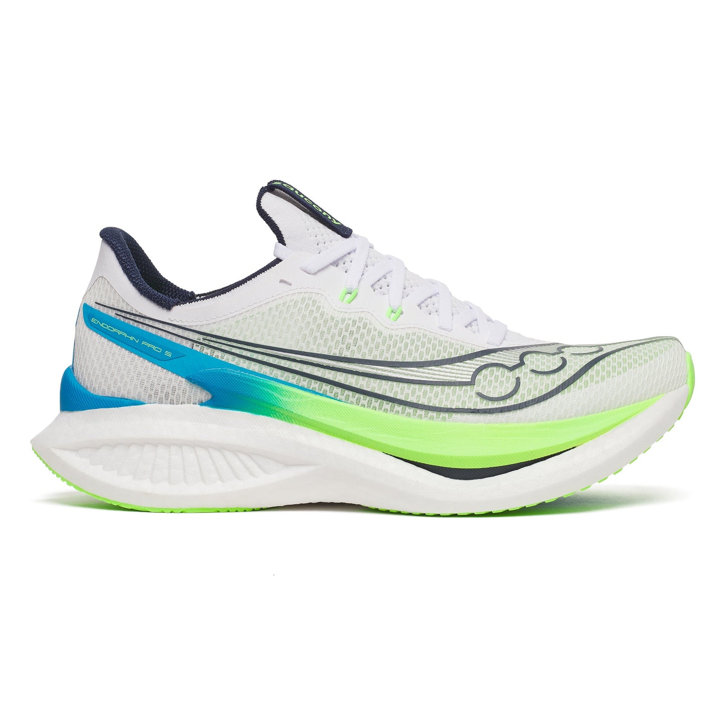 Saucony Endorphin Pro 5 | White / Slime | Mens
