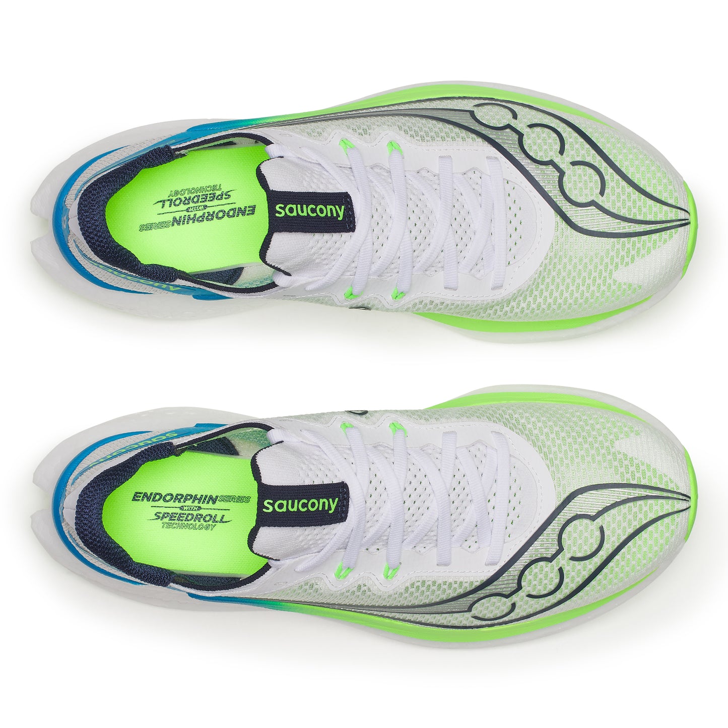 Saucony Endorphin Pro 5 | White / Slime | Mens