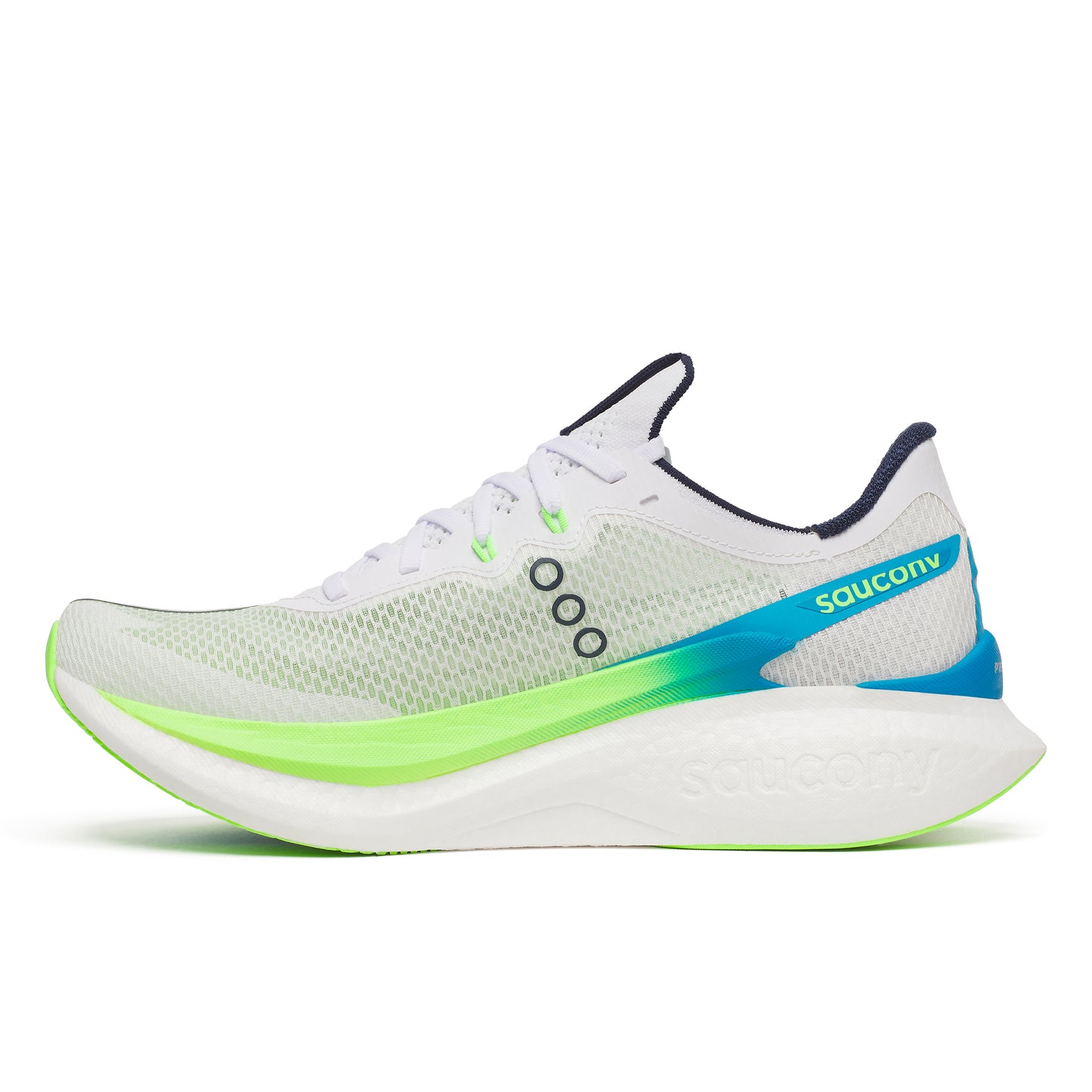 Saucony Endorphin Pro 5 | White / Slime | Mens