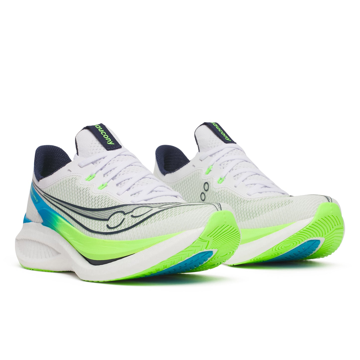 Saucony Endorphin Pro 5 | White / Slime | Mens