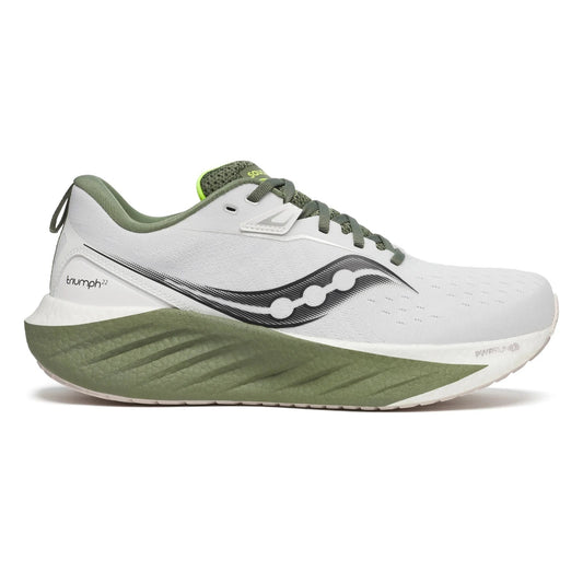 Saucony Triumph 22 | White / Olivine | Mens