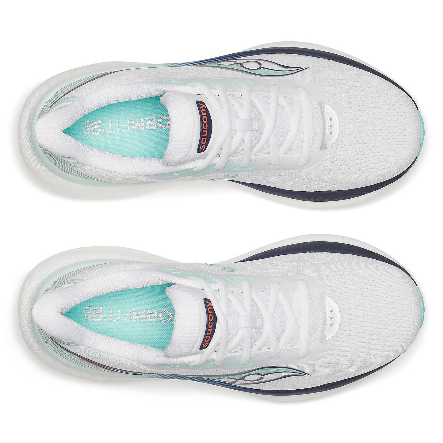 Saucony Triumph 23 | White / Navy | Womens