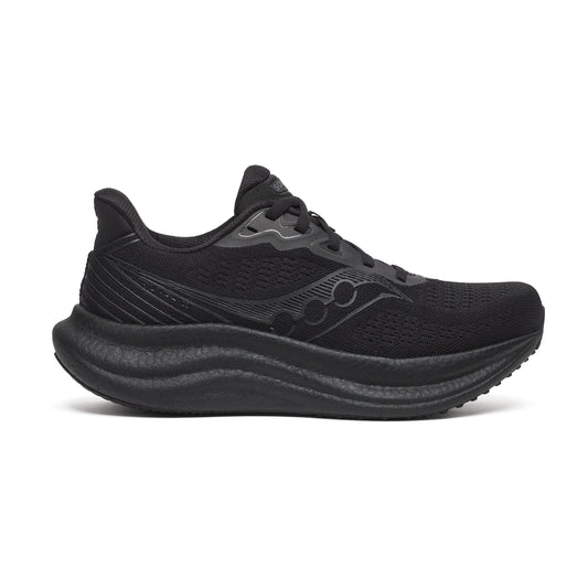 Saucony Triumph 23 Wide | Triple Black | Womens