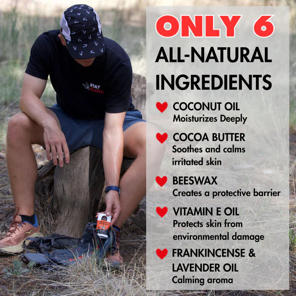 Squirrel's Nut Butter | Anti-Chafe & Skin Repair | Frankincense & Lavender | Stick