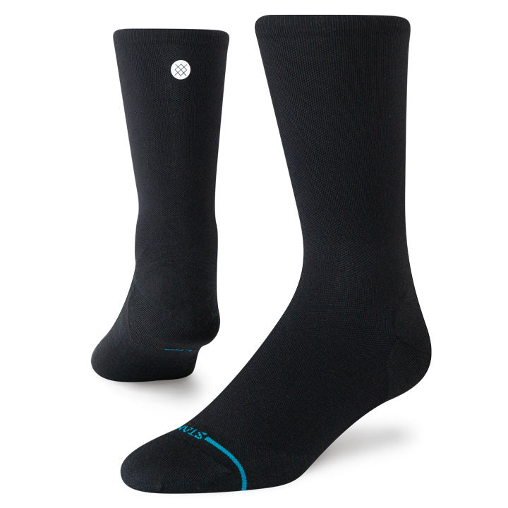 Stance Performance Socks | Ultralight Cushion | Crew Length | Solid Black
