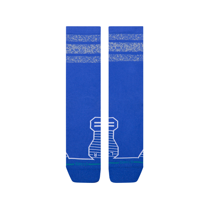 Stance Reflector Socks | Light Cushion | Crew Length | Boyd Cobalt Blue