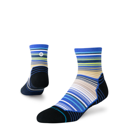 Stance Socks | Light Cushion | Quarter Length | Jorongo Blue