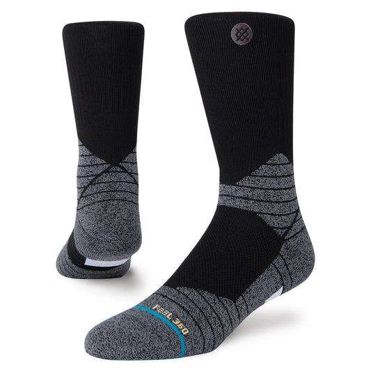 Stance Socks | Mid Cushion | Crew Length | Icon Sport Black
