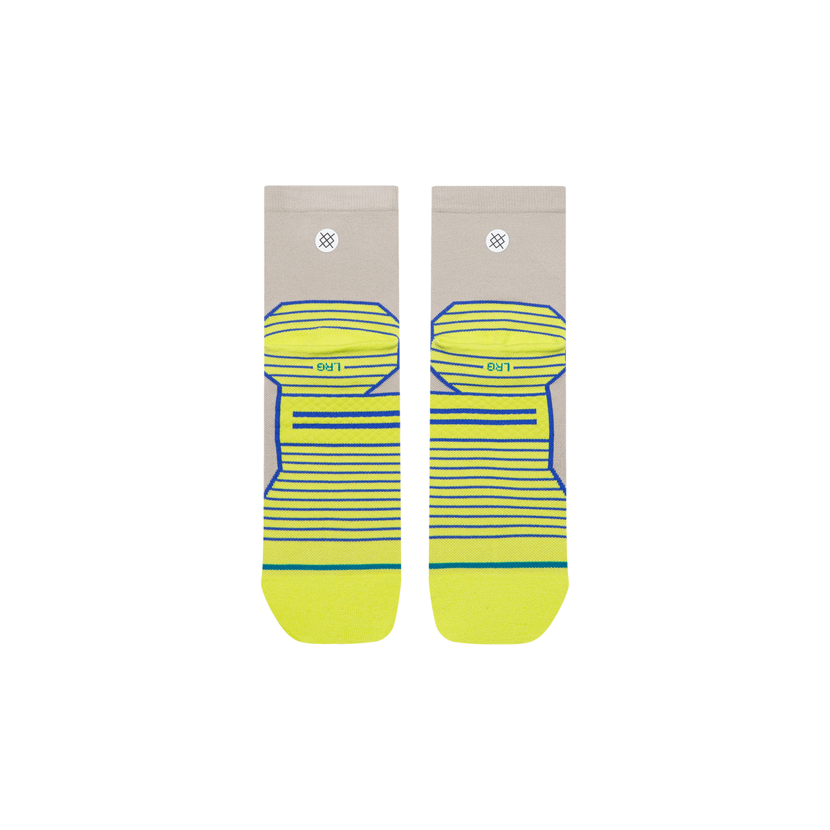 Stance UL Sock | Ultralight Cushion | Quarter Length | Pop Out Grey