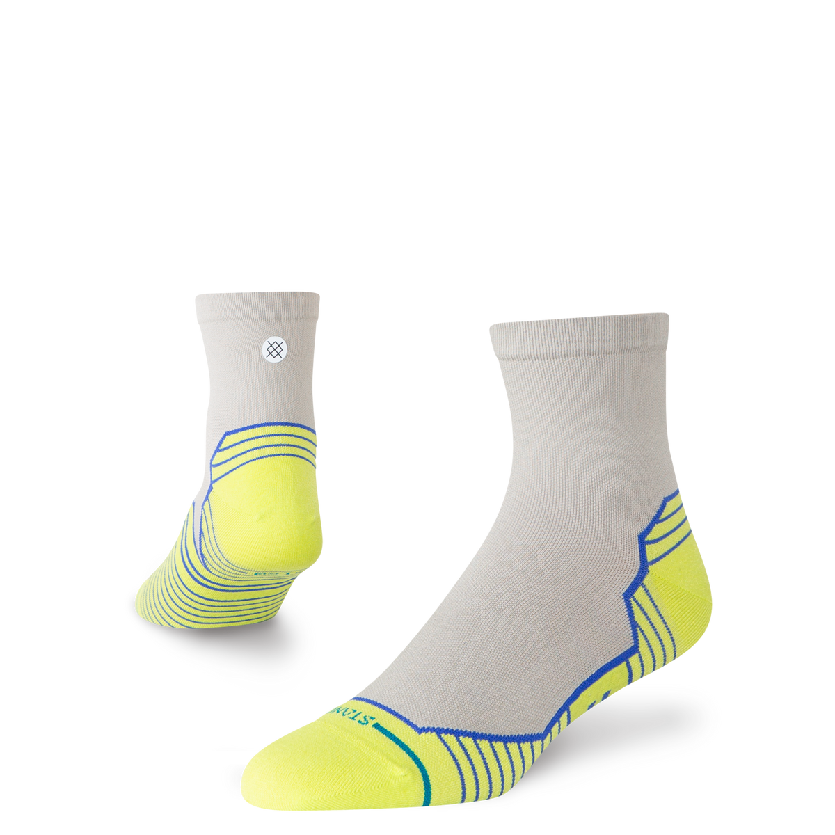 Stance UL Sock | Ultralight Cushion | Quarter Length | Pop Out Grey