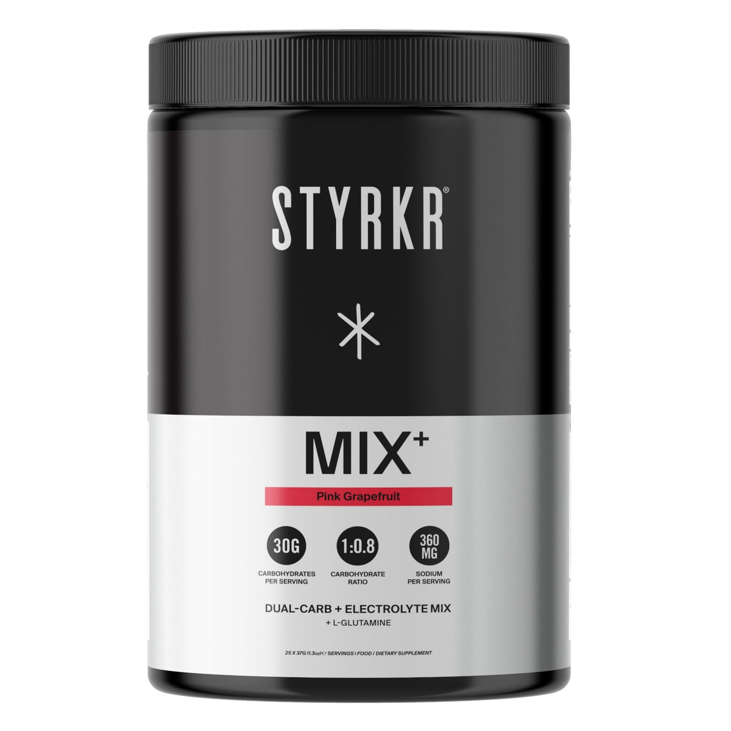 Styrkr Mix+ Dual Carb + Electrolyte Powder | 25 Serves | Pink Grapefruit