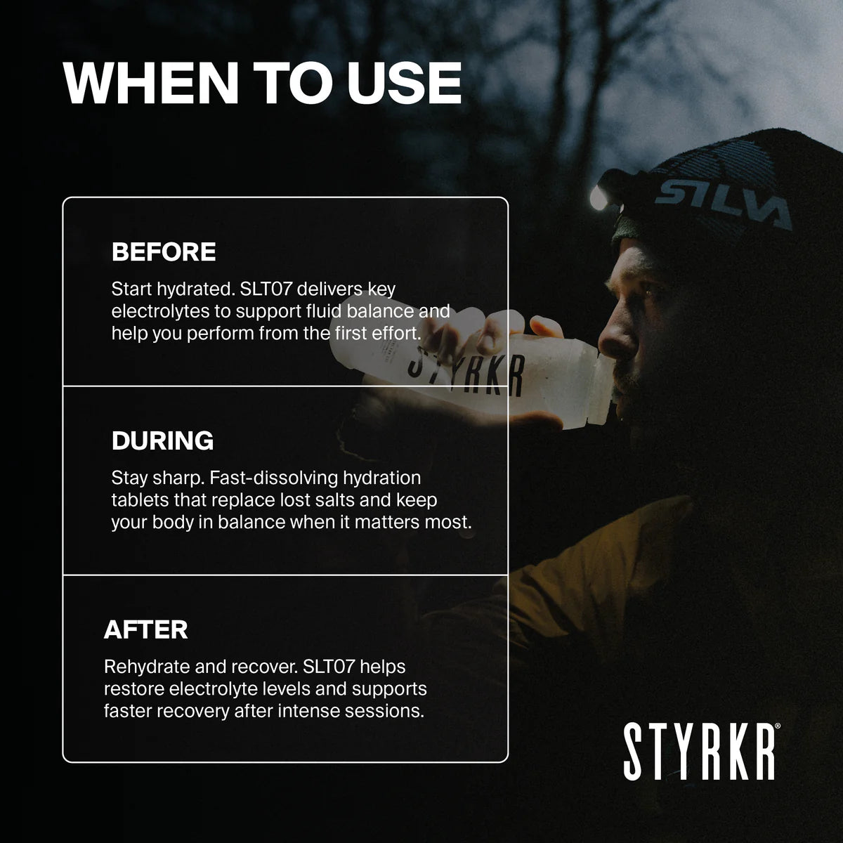 Styrkr SLT07 Quad-Blend Electrolyte Tablets | 500mg Mild Berry